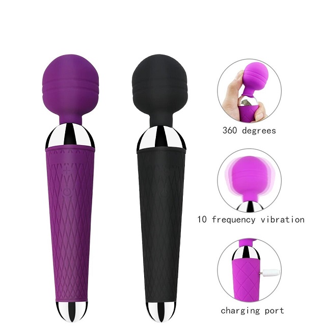 Wand Vibrators 10 Speeds Powerful AV Magic Wand Clitoris Sex Toys for Women G spot Vibrator Massager Adult Sex Product