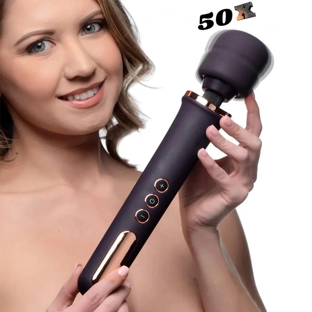 Wand Vibrators Huge Magic Handheld Massager Wand Clitoris Stimulation for Women Big Size AV Stick 10 Speed Vibrator Foreplay Adult Toy