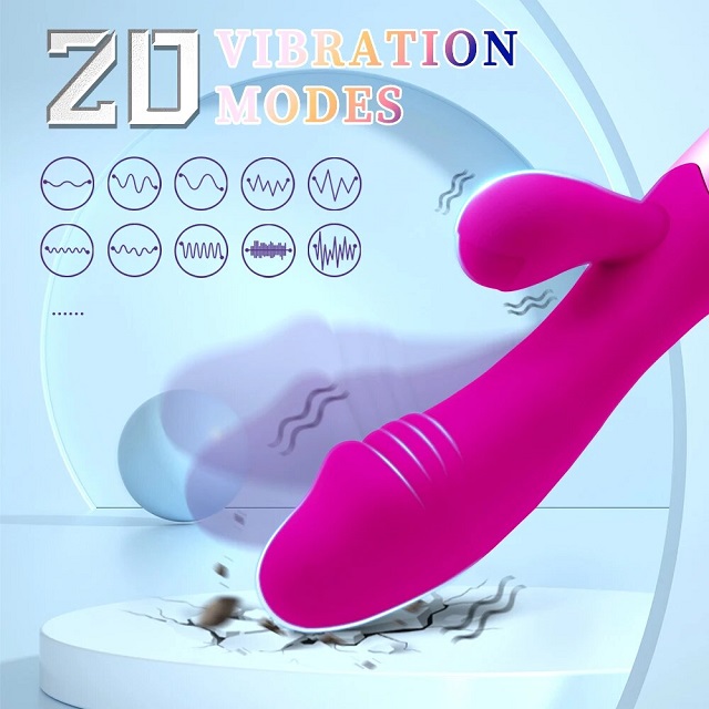 Rabbit Vibrator Dual Vibration G Spot Vagina Massager AV Stick Clitoris Sex Toys for Women Female Masturbator