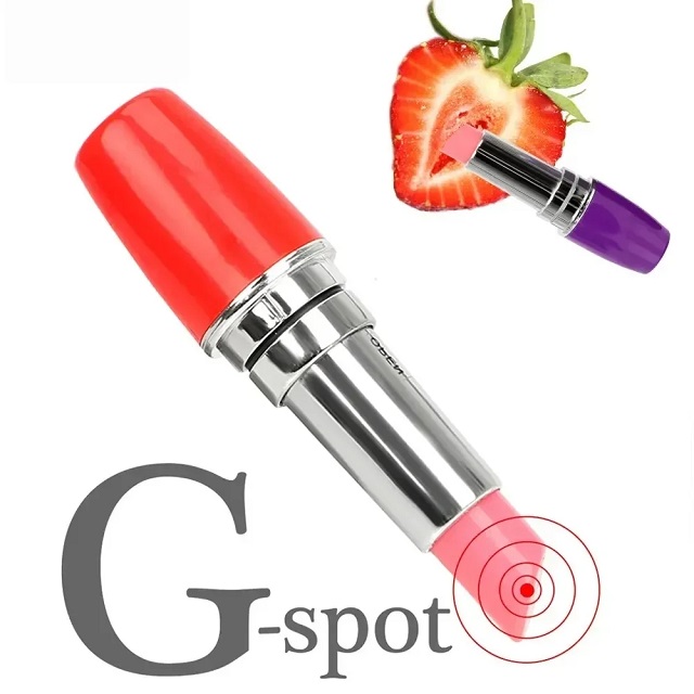 G-Spot Vibrators Mini Lipstick Vibrator Female G-spot Clitoris Stimulator Vaginal Massage Bullet Vibrators Masturbation Sex Toys For Women