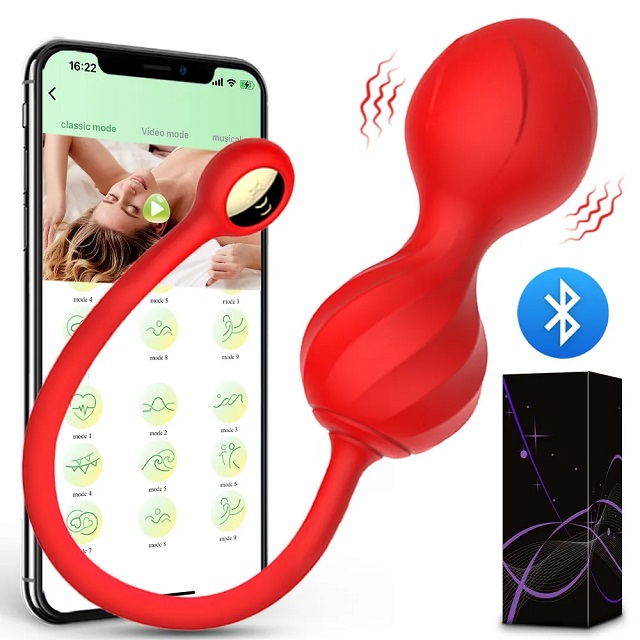 App Controlled Vibrators Wireless  Balls Vibator for Women G-Spot Clitoris Stimulator Sex Toys for Couples